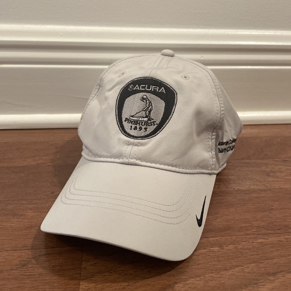 Acura Pinehurst 1895 Nike Golf Hat Silver One Size Classic Vintage